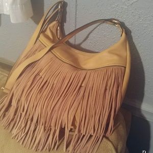 Large Fringe Handbag. Like New Condition
